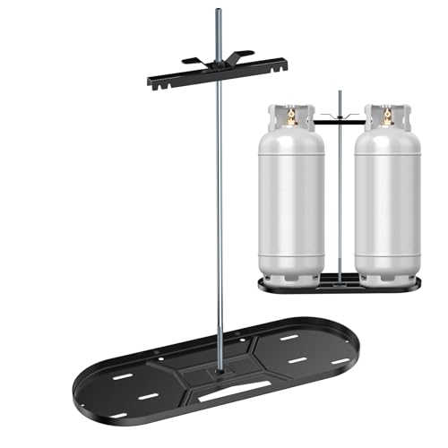Skyflame Steel Dual Propane Tank Rack
