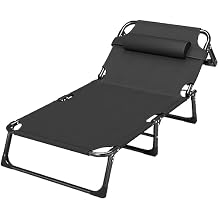 CNAOHGHN Folding Camping, Portable Outdoor Bed Heavy Duty Sleeping s for Camp, Wide Sleeping s