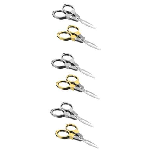 Happyyami 6piezas Tijeras De Pesca Plegables Al Cortador De Línea Trenzada Accesorio para Pesca