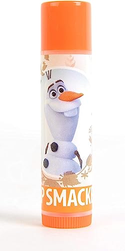 Lip Smacker Olaf Lippenbalsam, Disney Frozen, Aromatisierter Lippenbalsam für Kinder, Feuchtigkeitsspendend und Glättend, für Glänzende Lippen, Herrlicher Waffel- und Sirupgeschmack