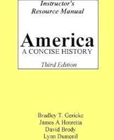 Instructor's Resource Manual--America a Concise History 0312433077 Book Cover