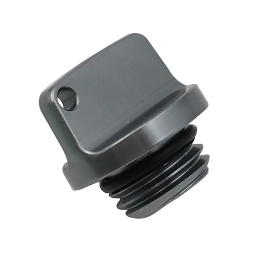 Tapón de aceite de motor M20 x 2.5 gris compatible con motocicletas Yamaha YZ y WR