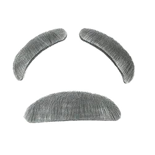 Qnprt QN-OLDMENWIG-GREY Old Man Costume Wig For Kids 100 Days Of School Costume thumb #2