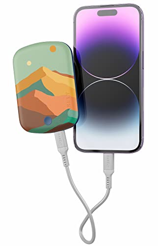 Casely Power Pod | Magsafe Compatible Battery Pack | Endless Peaks | Colorblock Mountain Power Pod (5,000 Mah) #TOP7
