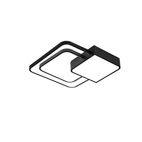 Preisvergleich Produktbild JYDQM Kreatives Design einfache und großzügige Schwarzweiss-Kombination LED-Deckenleuchte Schlafzimmer Esszimmer Wohnzimmer Beleuchtung