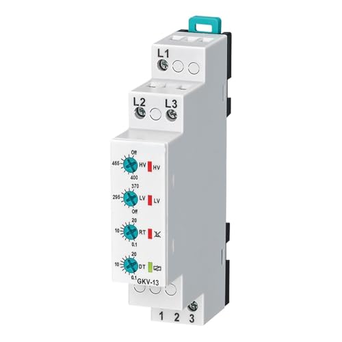 Relais de séquence de phases GKV-13 triphasé non neutre 3 x 380 V CA 1 pièce