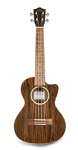 Lanikai FB-CETT 4 String Ukulele, Tenor Thin Line Cutaway Acoustic Electric Ukulele thumb #4