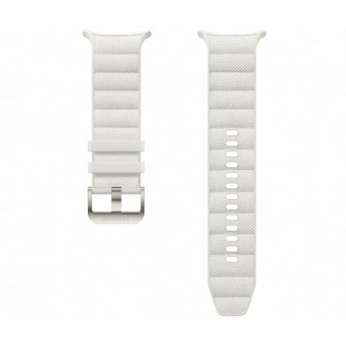 Samsung PeakForm Band Cinturino sportivo ed elegante per Galaxy Watch Ultra, White Sand