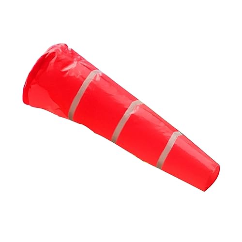 SUPVOX Manga Viento Exterior Reflectante Resistente Lluvia Viento para Jardín Patio Fácil Instalación Roja