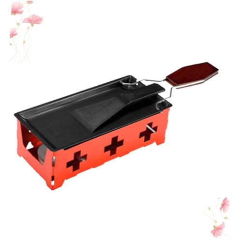 FUNOMOCYA Butter Cheese Grill Mini Non-stick Bakeware Set Outdoor Cooking Baking Tray Set Heat Resistant Material