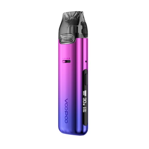 VOOPOO Vmate Pro Power Edition Kit Electronic Cigarette Vape Built in Battery with 3ml Cartridge 0.7/1.2ohm Vaporizer (No Liquid, No Nicotine) (Neon)