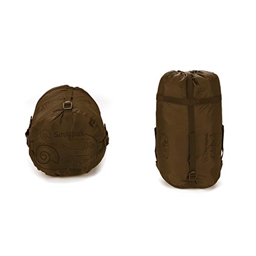 Snugpak Softie Elite 3 Sleeping Bag, 23 Degree, Expanda Panel System For Extra Space, Coyote Tan #TOP5