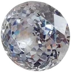 112.9 Ct Certified Natural Round Cut Cambodian White Zircon Loose Gemstone