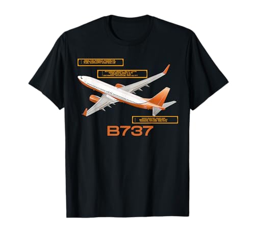 B737 Jet Aviation Aviation T-Shirt