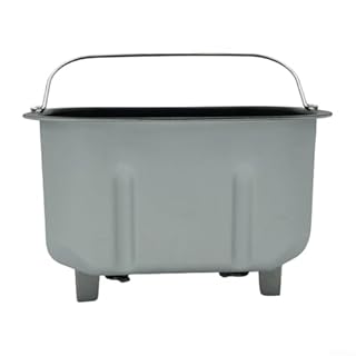 Secchio di ricambio per macchina del pane con 2 pale impastatrici, per costruzione in lega di alluminio, compatibile con vari modelli