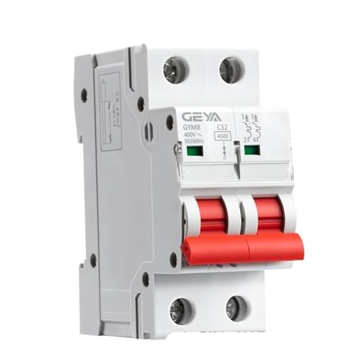 Disjoncteurs 2P MCB courbe C installés dans la cuisine pour sécuriser l'électroménager