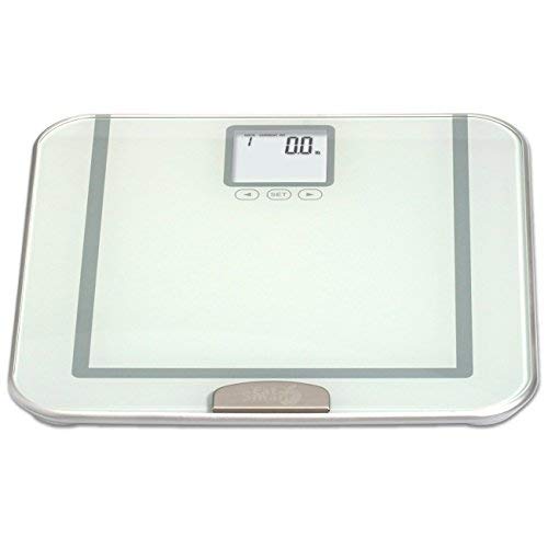 Eatsmart (Silver Precision Tracker Digital Bathroom Scale W/ 400 Lb. Capacity Accutrack Software #TOP2