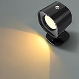 Phylosal Motion Sensor LED Wall Lights with Remote, Cordless LED Wall Mounted Sconces with RGB & Warm White Lighting, Rechargeable Indoor Wall Lamp for Bedroom Bedside Living Room Corridor Picture