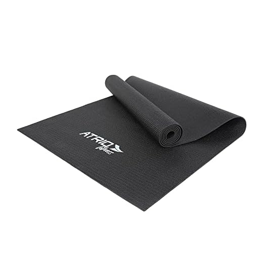 Tapete de Yoga Atrio PVC, Multilaser, Preto - ES311, padrão