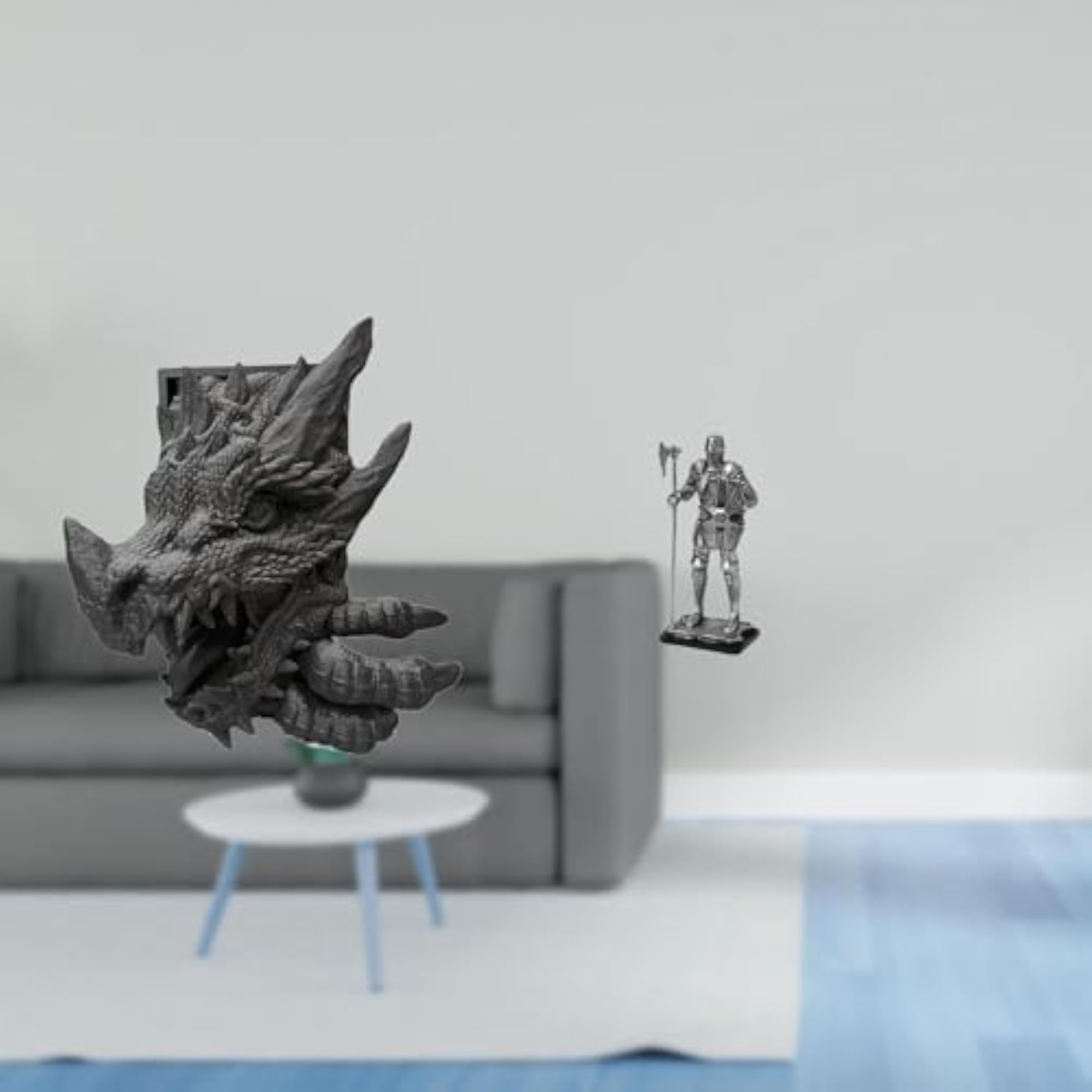 Knight Bookend Statue Decorative Book Holder