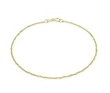 Elegant aus Qualitätsgelbgold angefertigt - für einen warmen und klassischen Farbton