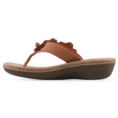 Image of Cliffs by White Mountain Women's Cushioned Cassilia Floral Sandal