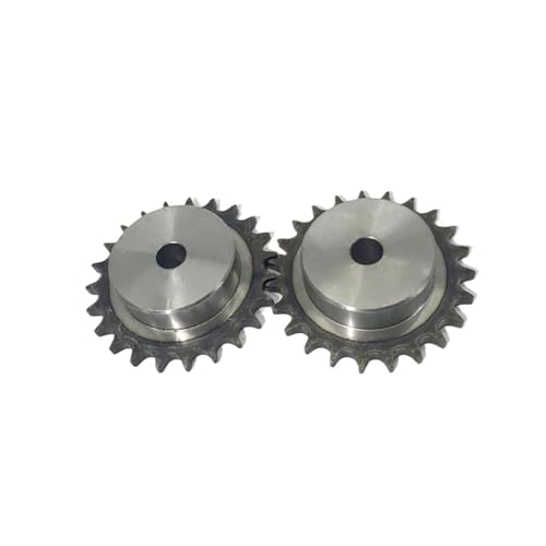 Bevel Gear Pinion Hardware Mechanical 1pcs 32-60 Tooth 04C Chain Drive Sprocket Steel Chain Gear Pitch 6.35mm Industrial Sprocket Wheel(44 Teeth)
