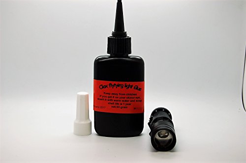 Résine UV transparente 50g avec torche zoomable pour création de bijoux et moulage précis
