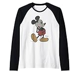 Disney - Classic Mickey Mouse Pose Raglan Baseball Tee