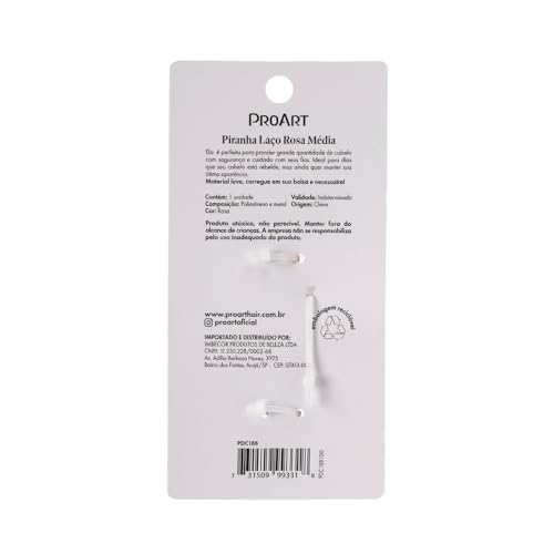 ProArt Piranha Laço Rosa Média