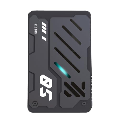 Luobannm Unidad de Estado Sólido Interna III SSD de 2,5 Pulgadas con Capacidad de 160 GB y hasta 550 MB/S para PC y Portátil, Disco Duro RGB de 2,5 Pulgadas.