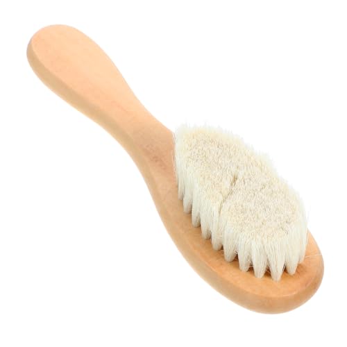 CALLARON Wäschefleckenbürste Aus Ziegenhaar Weiche Borsten Für Empfindliche Stoffe Strickwaren Und Baumwolle Schonende Fleckenentfernung Haushaltsreinigung