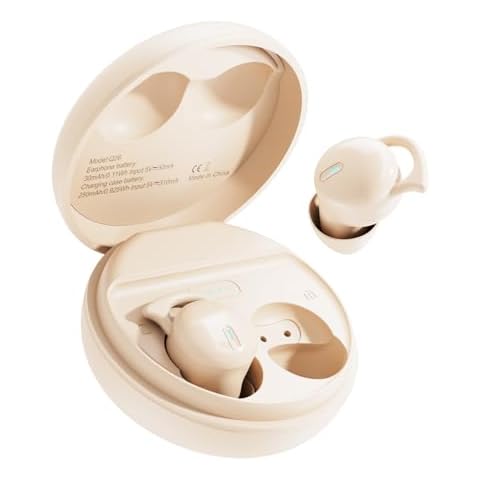 Sleep Earbuds Invisible Earbuds, Comfortable Noise Blocking Wireless Bluetooth Sleeping Earbuds for Side Sleepers, Smallest Mini Sleep Buds, Tiny Hidden Headphones for Sleeping Work Sports, Skin Cover