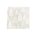 16 napkins per pack Talking Tables decoraciones de fiesta de navidad temporada festiva STAR-NAPKIN-TREE Servilleta, color