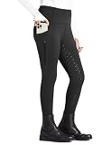 FitsT4 Sports Kinder Reithose Mädchen Reitleggings Vollbesatz Hohe Taille