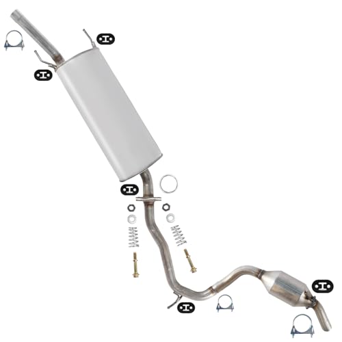 10 Tips for Inspecting Used Car Exhaust Systems 36 Middle Muffler Resonator Tail Pipe Kit Compatible with 2006 2007