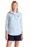 vineyard vines Printed Dreamcloth Relaxed Shep Shirt, Stars Serenity Blue, XL