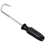 Automotive Hose Removal Hook Tool Steel Construction For Fuel And Radiator Pipes Featuring Ergonomic Nylon Handle For Easy Use