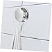 POPETPOP 2Pcs Multi Purpose Suction Cup Hooks Strong Vacuum Hangers for Bathroom Kitchen Bedroom Walls Easy No Drill Installation for Towels Clothes Kitchen Tools and Coats