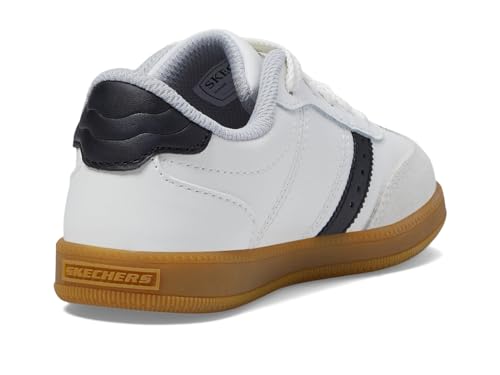 Chaussures Skechers Enfant Zinger Street Blanc0 Synthétiquecuirbordures noires - vue 9