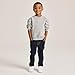 Soffe Boys 2-7 Crew Sweatshirt, Black, Medium