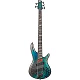 Ibanez Bass Workshop SRMS805 Multi-scale 5-string Bass Guitar - Tropical Seafloor