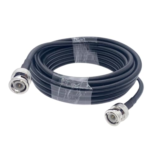 LOLIPPYY 低損失同軸ケーブル オス-オス 信頼性接続 オームインピーダンス テレビ アンテナ 無線機器対応