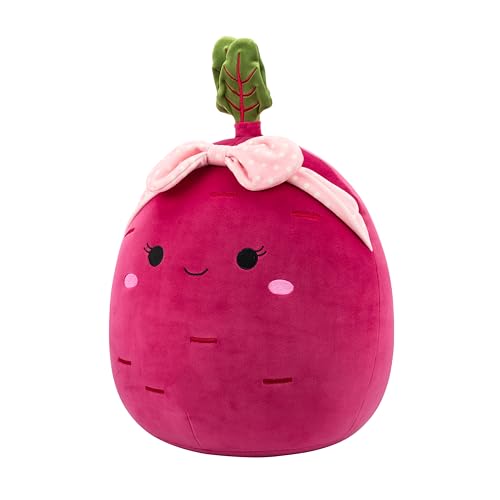 Image of Squishmallows Original 14in Claudia The Purple Beet with Pink Headband - Official Jazwares Plush (Large)