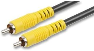 Cable-Core Phono Male to Male Plug Cable Lead Digital Audio/Composite Video Coaxial 1.2m