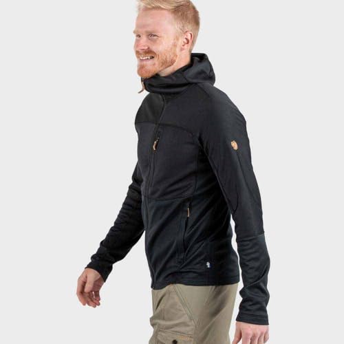 Fjällräven Herren Fleece Jacke Abisko Trail, Black, XL, F82257-550