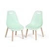 B toys b spaceschairs for kids2 chairswooden legs furniture for kidskid century modern chair set mint 3 years  urban country home decor