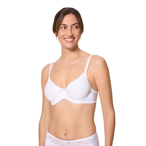 Playtex Bra Flower Elegance Spacer Underwire Women x1, White, 38D