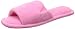 Dearfoams Women's Scuff Slipper,Aurora Pink,Medium/7-8 M US