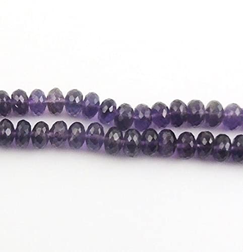 Amethyst Faceted Rondelles LKBEADS SB203 pour création de bijoux uniques